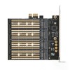SATA NGFF to PCIe Adapter 4 Disk Position 10Gbps AHCI