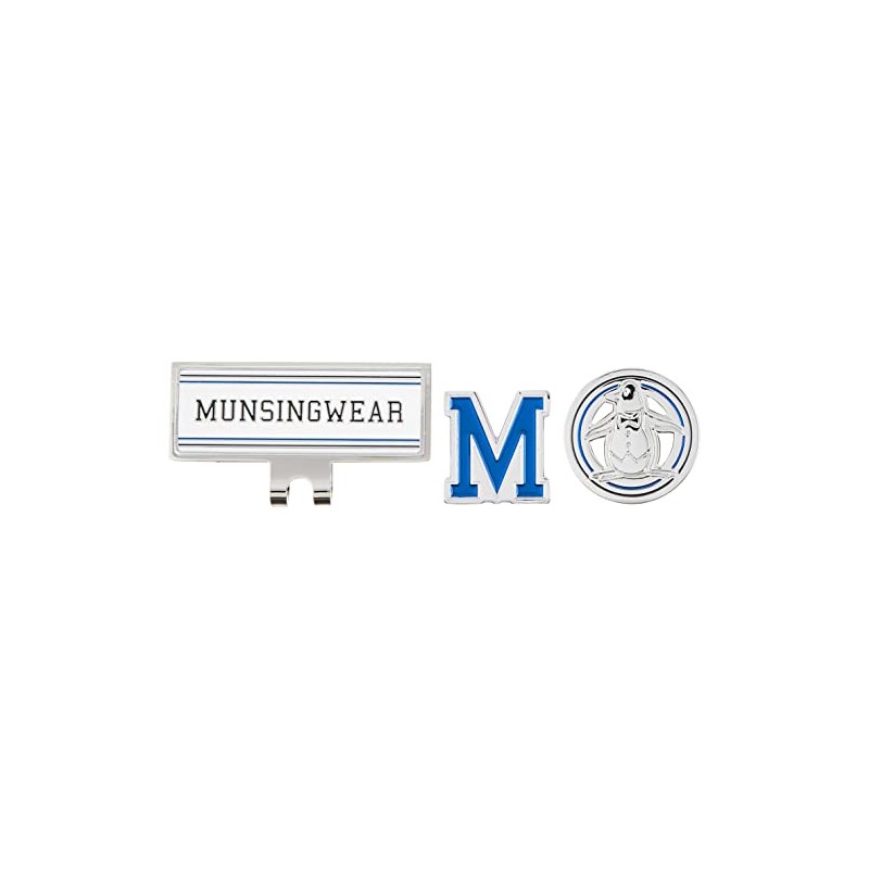 Munsingwear MQBVJX50 Golf Marker Clip, Tricolor Set of 2, BL00