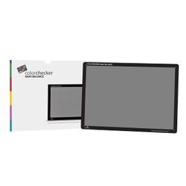 Calibrite ColorChecker Gray Balance: 18% Grey Card for Correct Exposure in Photography and Video, CCGB