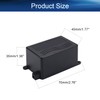 Heyiarbeit 5Pcs 2.75"x 1.77"x1.38" ABS Black Dustproof Electronic Junction Box