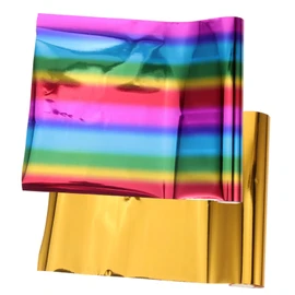 IWOWHERO Aluminum Foil Paper 2 Rolls Heat Transfer Foil Rolls for Craft Projects