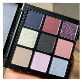 Purple Nude Eyeshadow Palette – 9-Color Matte & Shimmer Eye Shadow – Highly Pigmented, Long-Lasting Makeup for Women Glitter Shades for Smokey, Daily & Party Looks（#02）