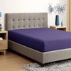 AL NOOR HOME Premium Navy Blue Fitted Sheet - 100%