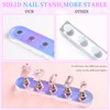 ANGNYA Nail Stand for Press on, 2 Set Aurora Nail