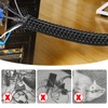 4roll 5m/roll Black PET Expandable Braided Cable Wire Sleeving Cable