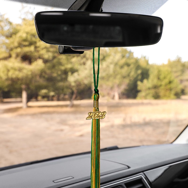 Endea Graduation Mixed Double Color Tassel with Gold Date Drop