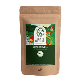 Organic Green Tea | Chinese Dragon Tea | Long Jing | Lung Jing | Loose Tea | 160g