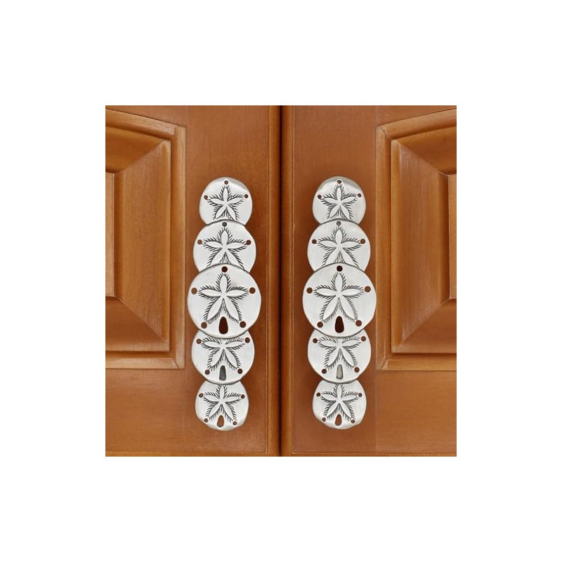Costello Coastal - Sand Dollar Cabinet Pulls (Vertical 2-Pack) |
