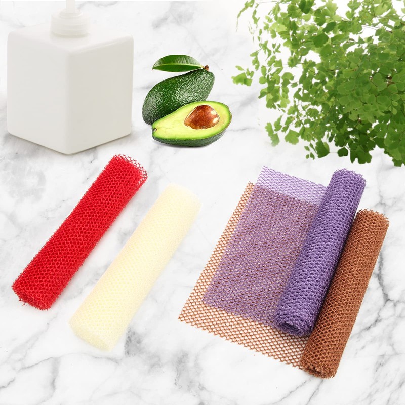 Windspeed 4Pcs African Body Exfoliating Net, Deep Cleaning African Net