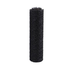 Floral Wrapping Mesh Fabric, 28cm*457cm Polyester Gauze Roll, Decorative Netting Fabric for Crafts Flower Gift Wrapping, Black