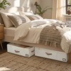 StorageWorks Under Bed Storage with Removable Wheels, 10'' Underbed Storage