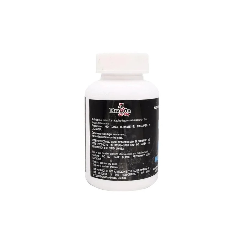 Magnesio Treonato Dragon King Cápsulas Suplemento Nutricional Unidades