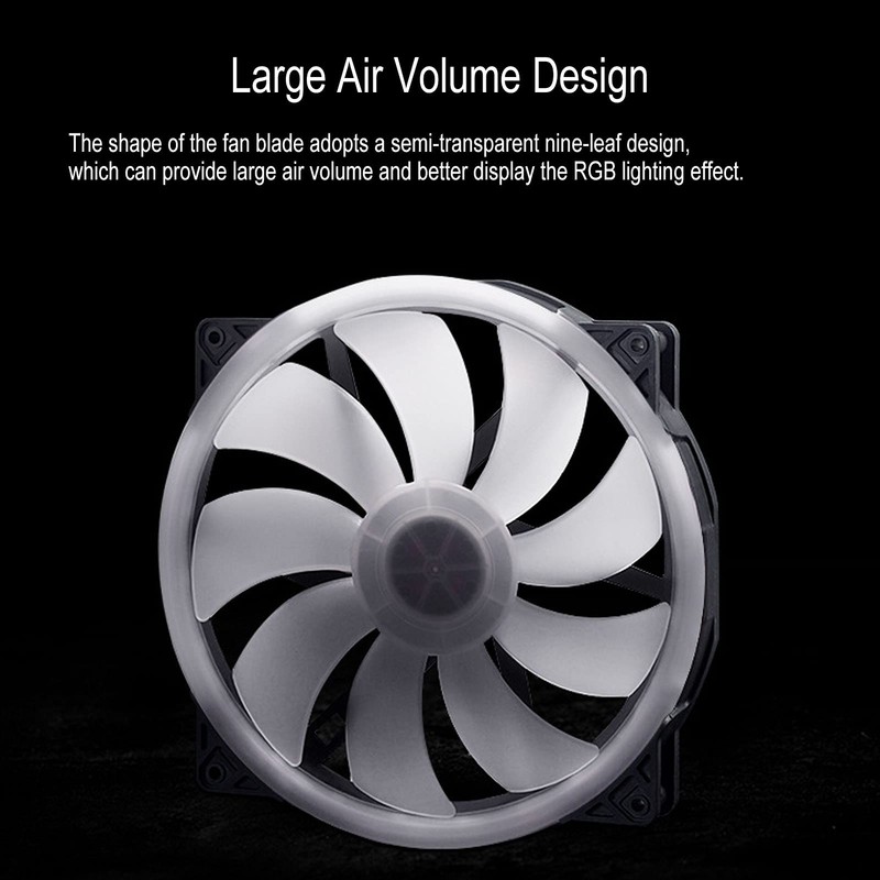Case Fan 200mm Large Hydraulic Bearings Fan Air Volume ARGB
