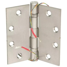 Hager BB1279 ETW-4 4.5″ x 4.5″ Ball Bearing Electrified Hinge, 4-Wire