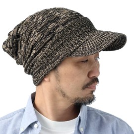 regnuu Cotton Cross Knitting Newsboy Hat, Women's, Men's, Large Size, Deep, Wide Brim, UV Rays, Spring, Summer, Autumn, Winter, Cold Protection, Solid Color, Cotton, Casual, Travel, Outing, Small Face
