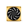 Alphacool Apex Stealth Metal Power Fan, 3000 RPM, Gold, 2-pack
