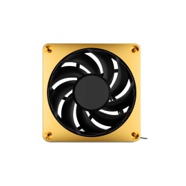 Alphacool Apex Stealth Metal Power Fan, 3000 RPM, Gold, 2-pack