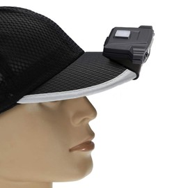 Vagocom LED Rechargeable Clip-On Hat Light,COB Hands-Free Cap Torch Headlamp with White Light,Green Light and Motion Sensor for Outdoor Activities Such as Camping, Hiking, Fishing, Cycling,Hunting
