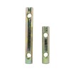 RLECS Barrel Nut 4PCS 2 Holes Cylindrical Cross Dowels Slotted