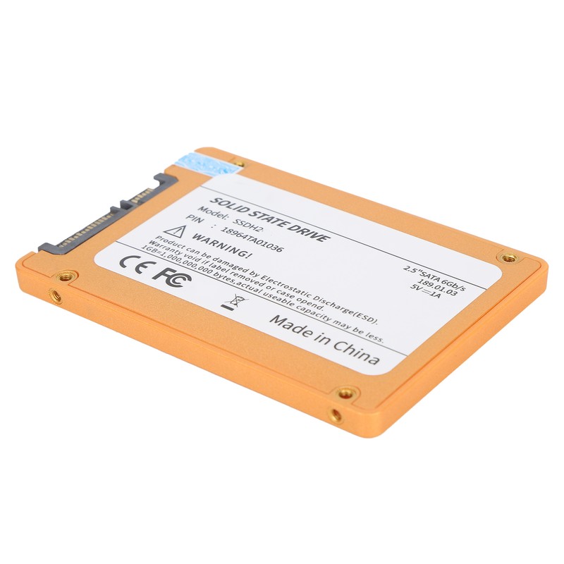 BU KING 2.5inch SSD Golden High Speed Plastic Hard Drive