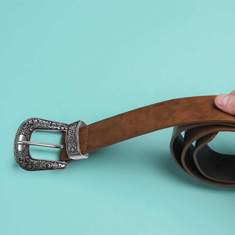 WELANE Men's Belt Buckles, 1 Set Western Cowboy Belt Buckle