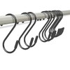 10 Pack 3" Heavy Duty Vinyl Coated S-Hooks for Hanging