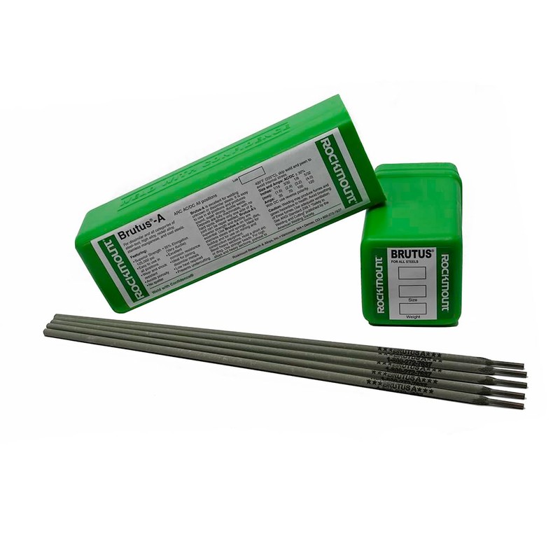 Rockmount Brutus A Welding Electrode: 1/8" Dia., Welds Any Steel