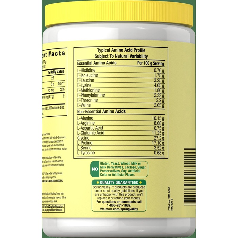 Spring Valley Collagen Peptides Type 1 & 3 Dietary Supplement,