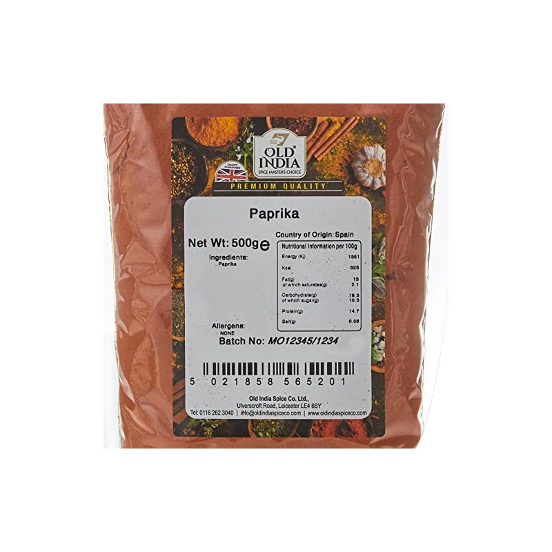 Old India Paprika 500 g