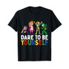 Dare to Be Yourself Autism Awareness Superheroes T-Shirt