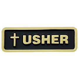 Latin Cross Usher Badge