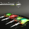 TACTICAL FISHING 4 Piezas - Kit de Curricanes 12.5cm 20.5g