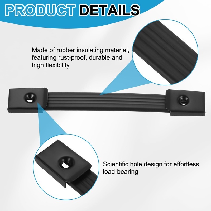 PATIKIL 8" Speaker Cabinet Strap Handle Pull Metal Cap Buckle