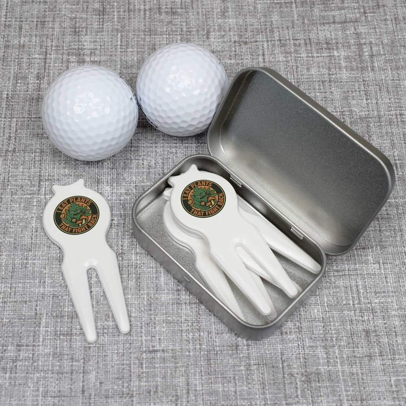Azeeda 'I Eat Plants That Fight Back' Golf Divot Tool/Repair