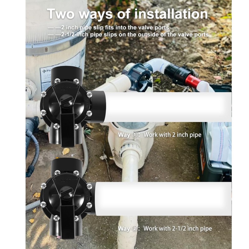 2 Inch 3 Way Positive Non-Lube Diverter Valve Replacement for