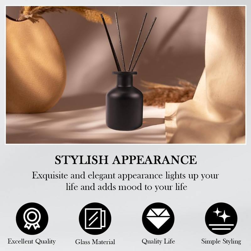 ZJIVQO Glasdiffusor-Fläschchen, Aromatherapie-Behälter, Duftdiffusor-Flaschen für DIY ätherisches Öl, Diffusor, Geschenk,