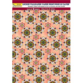 PELICAN INDUSTRIAL Magnetic Locker Wallpaper (Full Sheet Magnetic) - Trimmable, Easy Install, Remove & Reuse - Pack of 3 Sheets (vb031)