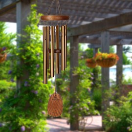 Woodstock Chimes AGSBR The Original Guaranteed Musically Tuned Amazing Grace Chime, Small