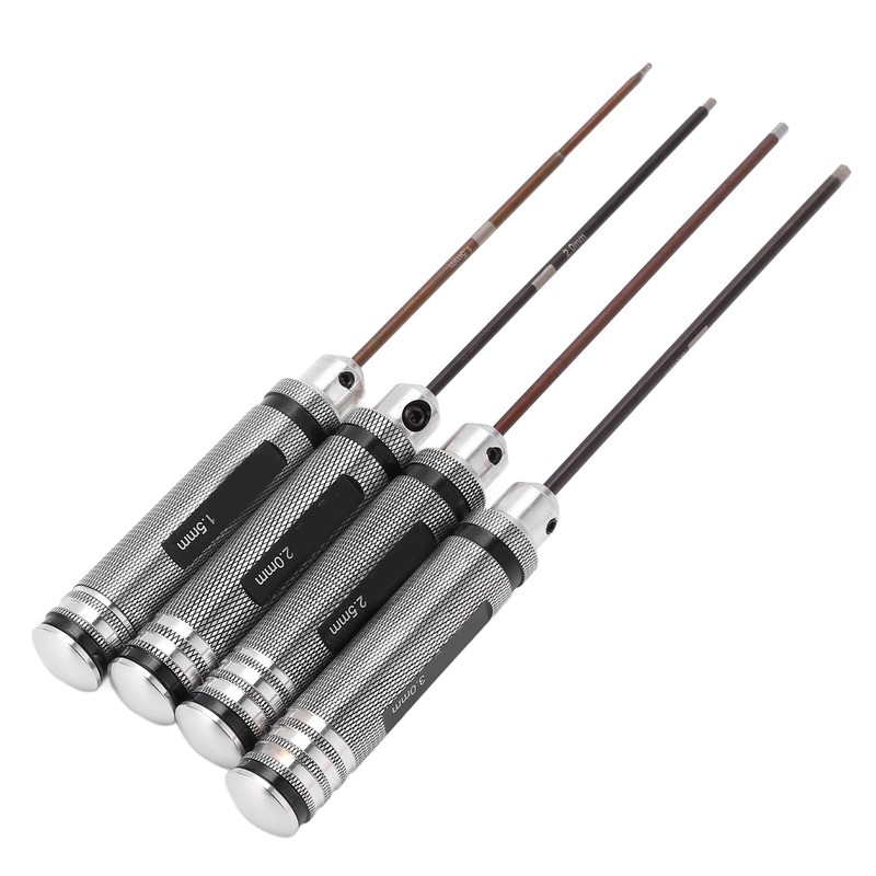 4Pcs RC Repair Screwdrivers Hex Screwdriver Kit Installation and Maintenance