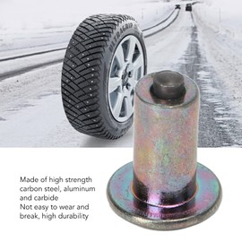 TOPINCN 100-Piece 9mm Tire Spikes & Bolts Kit for Snow, Off-Road Vehicles, ATV, UTV, Forklift - Durable Wheel Screws with 0.35" Traction Studs