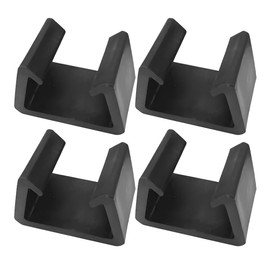 Patio Furniture Clips, 6pcs Rattan Furniture Clips, Wicker Patio Setfurniture Furniture Clips Sofa Rattan Clamps Sectional Connector for Chairs Garden(Black)