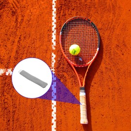 M METERXITY 2 Pack Badminton Towel Overgrip - Nylon Anti-Skid Sweatband Tennis Racquet Grip, Apply to Badminton/Tennis/Golf Handle (Light Grey)