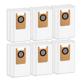 (6 Pack) Omni S1 Pro Replacement Dust Bags Compatible With Eufy Robot Vacuum Omni S1 Pro Robot Vacuum Self-Empty Station, Filter Bags, Disposable Replacement Parts Vacuum Bag Accessories, 6 Pieces