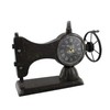 Hometime Metal Mantel Clock - Antique Style Sewing Machine