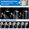 Ryamen 8" Dual Shower Head Combo, High Pressure Rainfall Shower