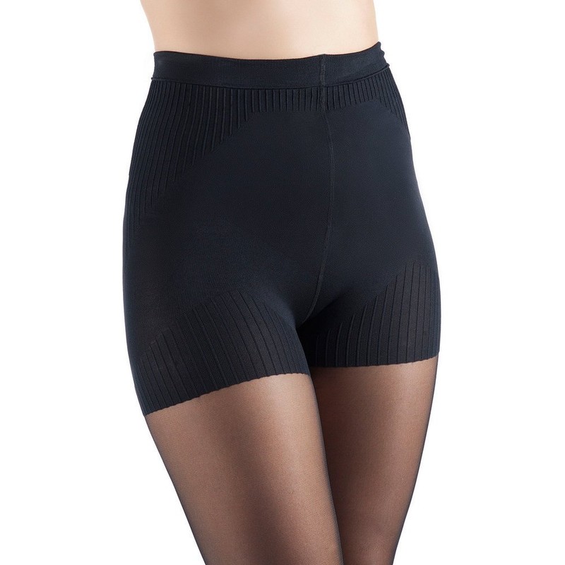 Ulla Popken Damen Bodyforming-strumpfhose Strumpfhose, Schwarz, 48-50 EU