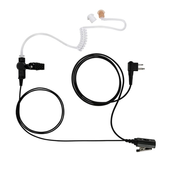 Maxtop ASK2425-M1 1-Wire Clear Coil Surveillance Kit Earphone for Motorola