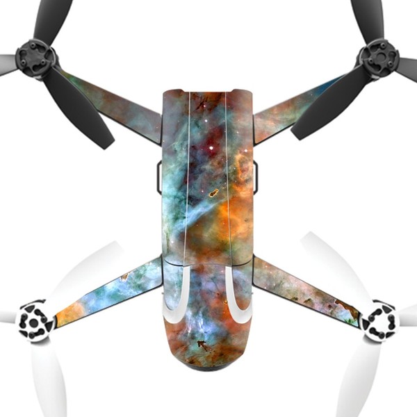 MightySkins Skin Compatible with Parrot Bebop 2 - Space Cloud | Protective, Durable, and Unique Vinyl Decal wrap Cover | Easy to Apply, Remove, and Change Styles | Made in The USA