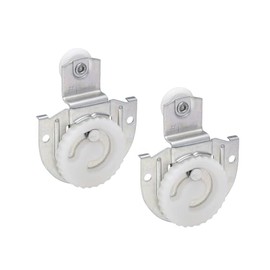 National Hardware N344-861 V795 Sliding Door Hangers in Zinc plated, 2 Count (Pack of 1), 7/16" offset - 2