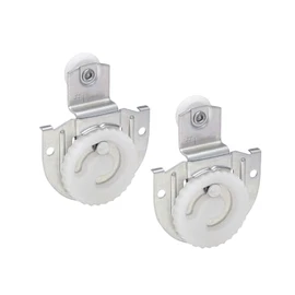 National Hardware N344-861 V795 Sliding Door Hangers in Zinc plated, 2 Count (Pack of 1), 7/16" offset - 2
